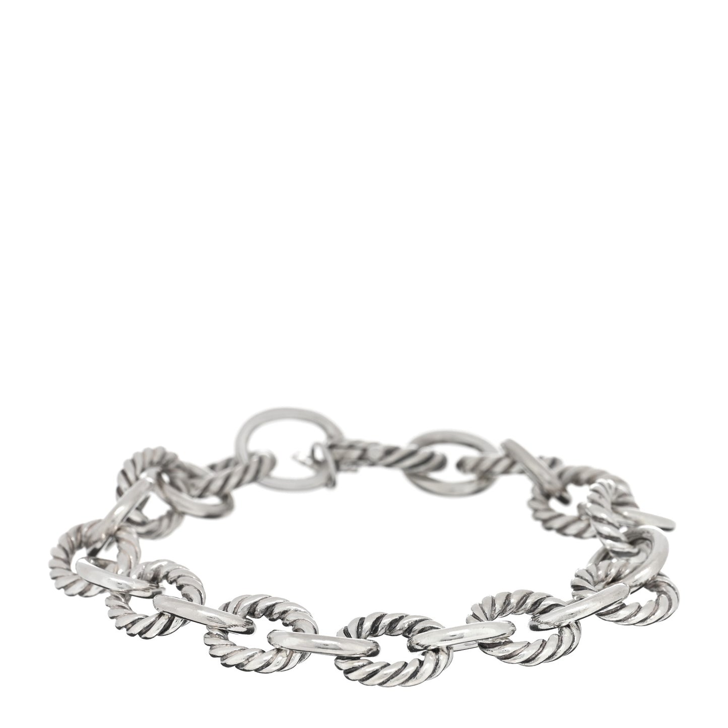 Sterling Silver 10mm Medium Oval Link Bracelet