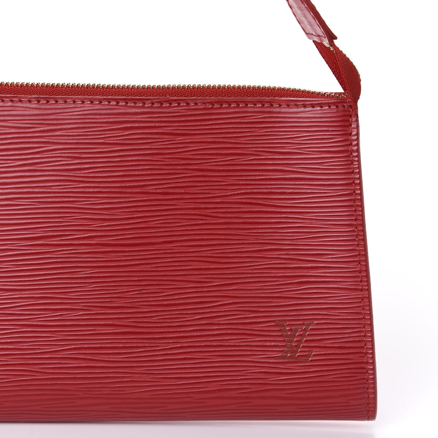 Epi Pochette Accessories 24 Castillan Red