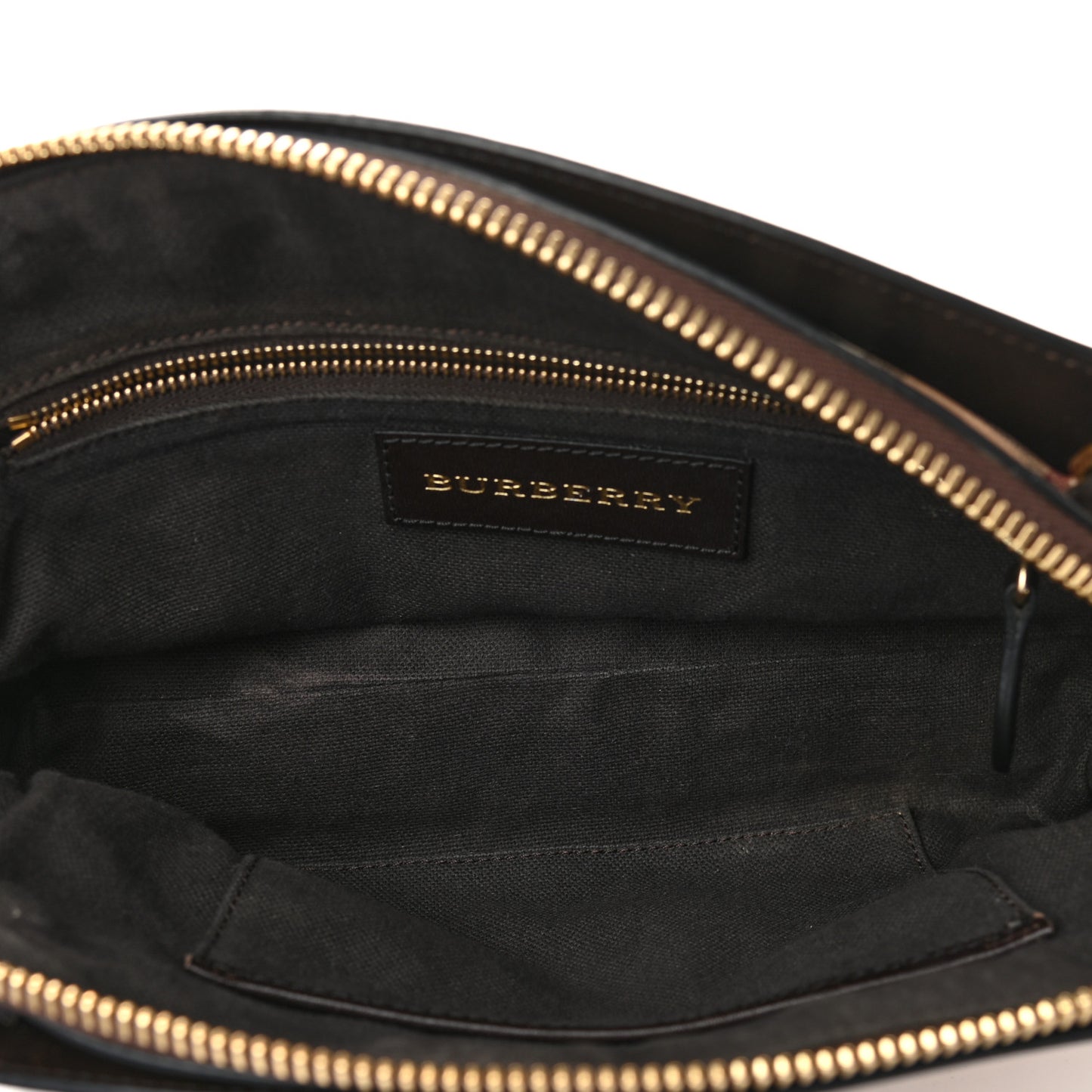 Haymarket Check Small Primrose Crossbody Bag Chocolate