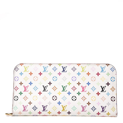 Louis Vuitton Monogram Multicolor Insolite Wallet White Litchi 1 of 10