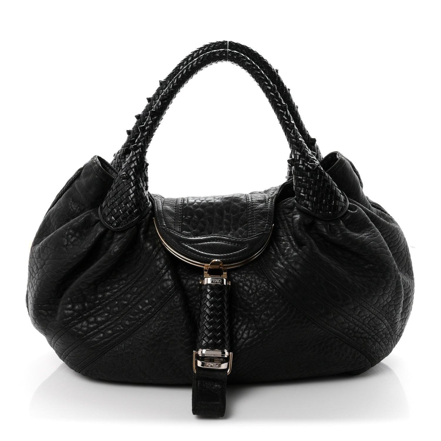 Fendi Nappa Nuvolata Spy Black 1 of 10