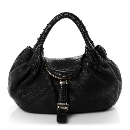 Fendi Nappa Nuvolata Spy Black 1 of 10