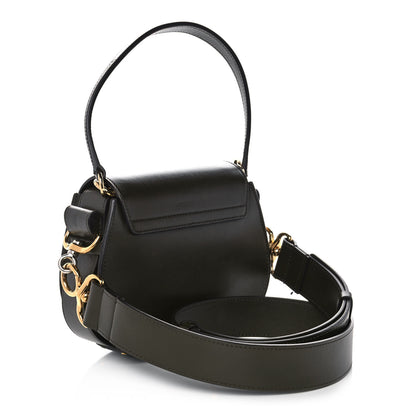Chloe Calfskin Suede Small Tess Bag Deep Forest 3 of 12