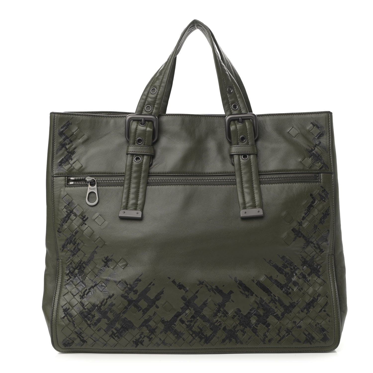 Bottega Veneta Nappa Intrecciato Tote Green 1 of 10