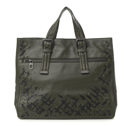 Bottega Veneta Nappa Intrecciato Tote Green 1 of 10