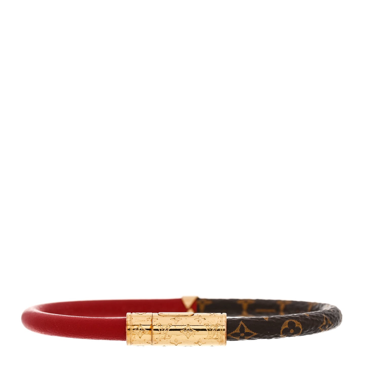 Monogram Daily Confidential Bracelet 19 Red