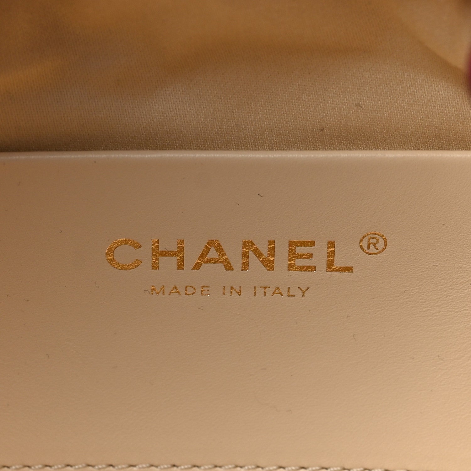 Chanel Pony Hair Mini Chanel 25 Handbag Beige Black 5 of 10