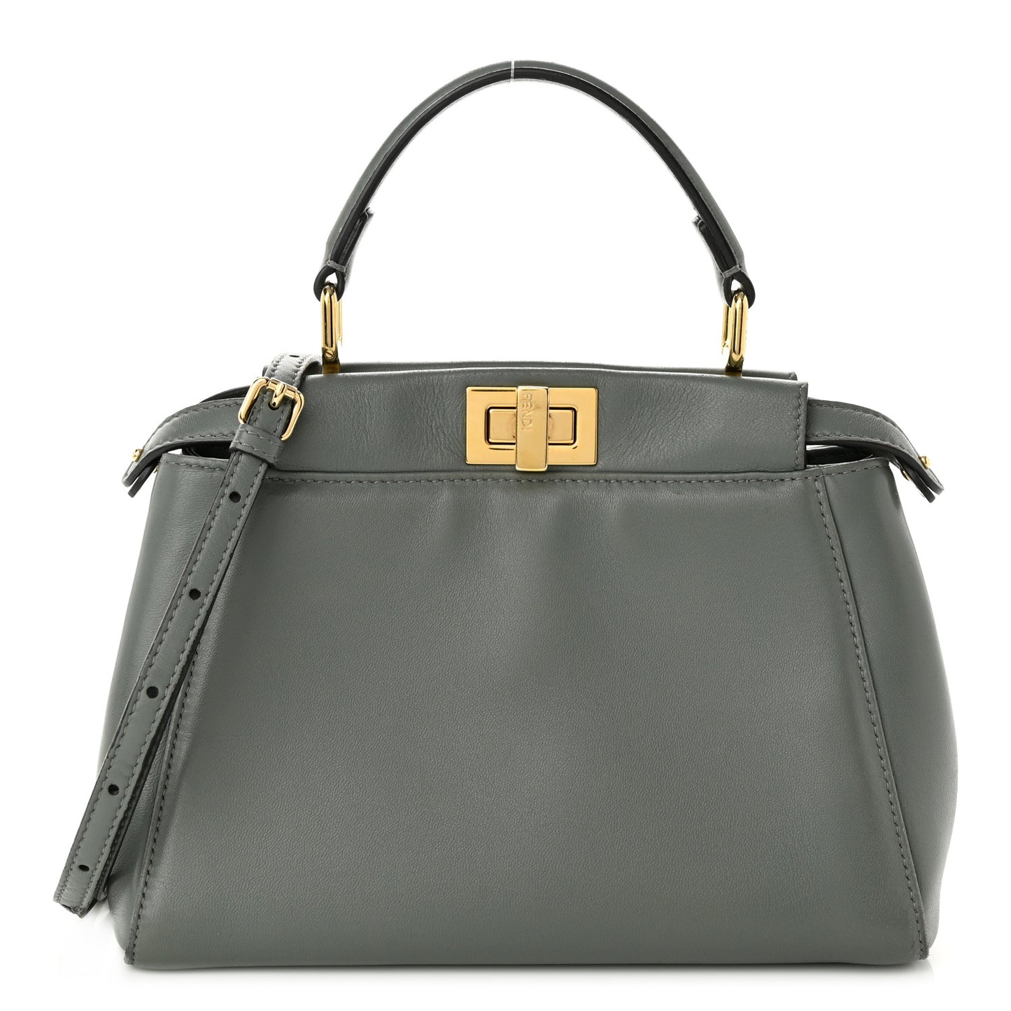 Nappa Mini Peekaboo Iconic Satchel Fumo