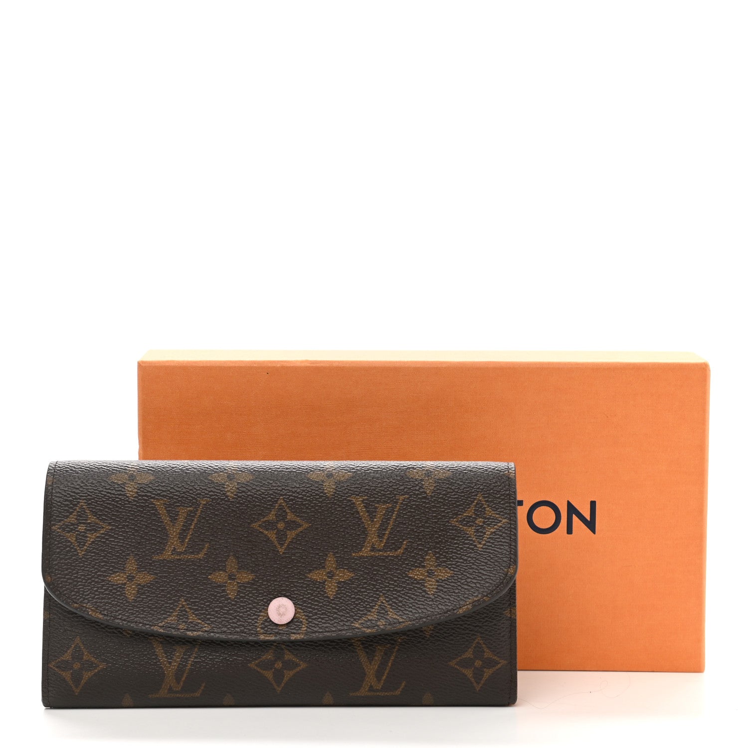 Louis Vuitton Monogram Emilie Wallet Rose Ballerine 10 of 10