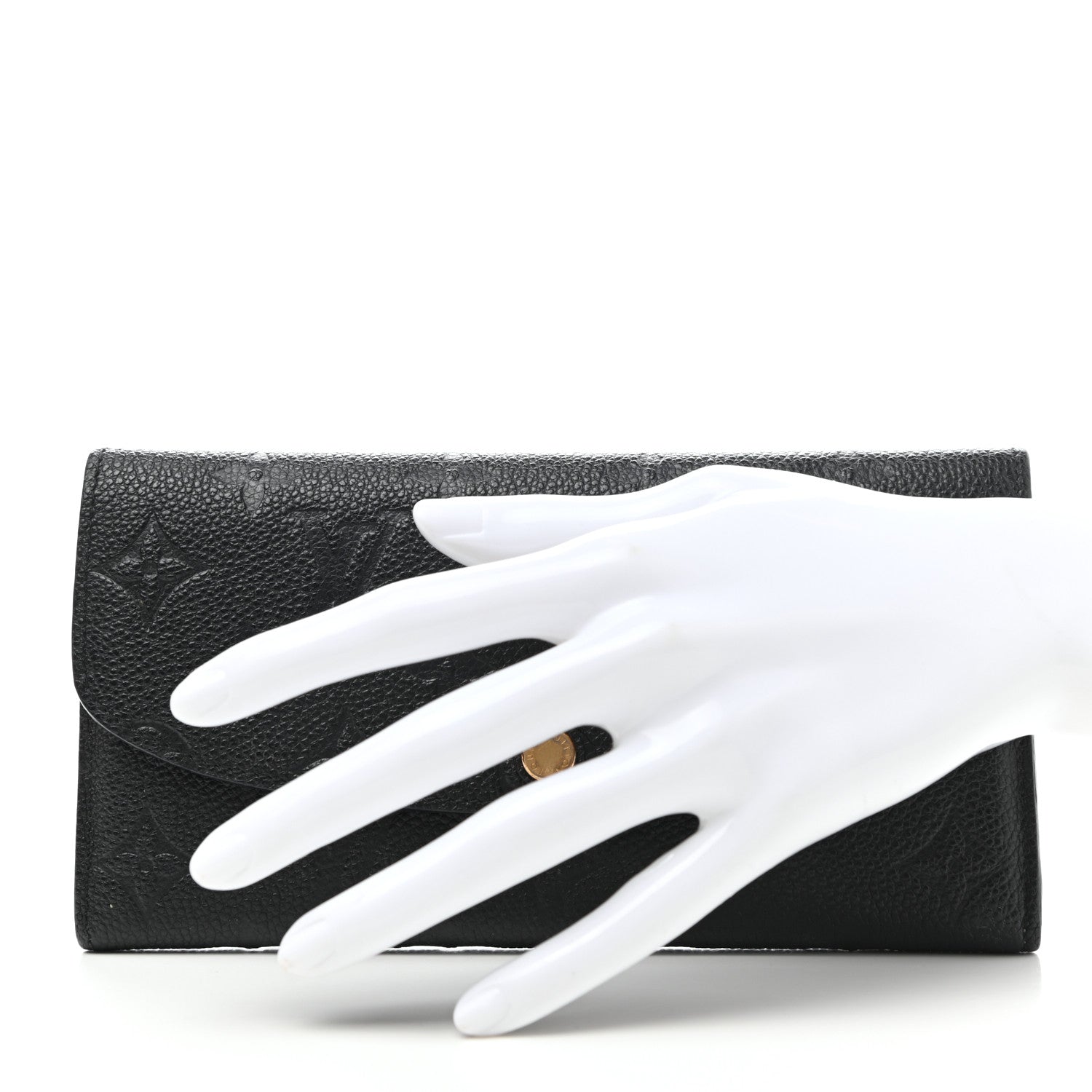 Louis Vuitton Empreinte Emilie Wallet Black Dune 2 of 7