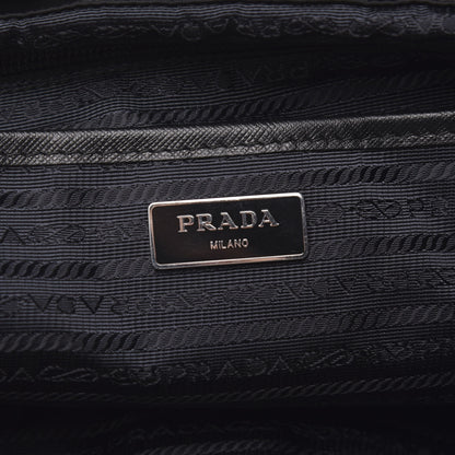Prada Tessuto Nylon Saffiano Medium Backpack Black 5 of 9