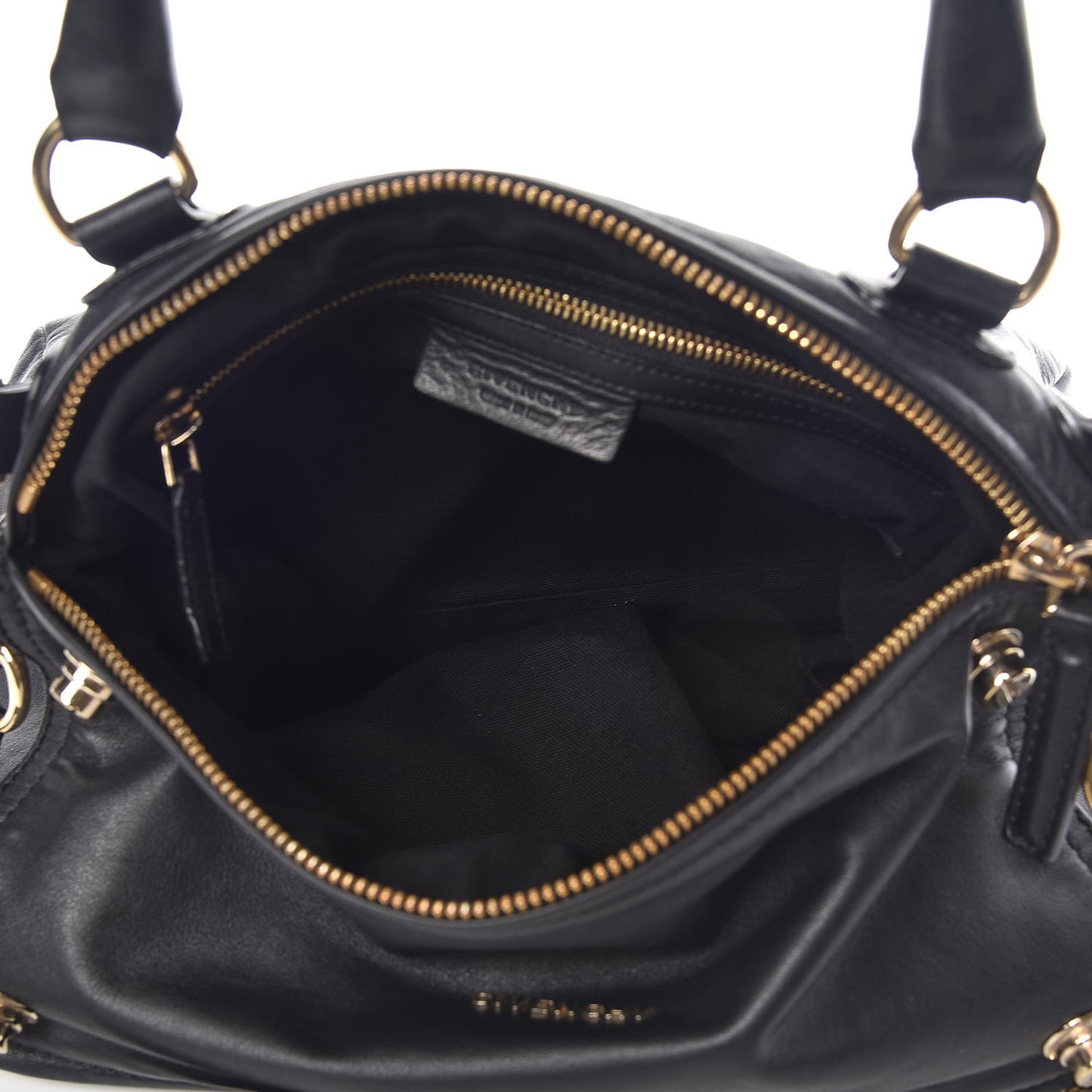 Calfskin Medium Bolt Stud Pandora Black