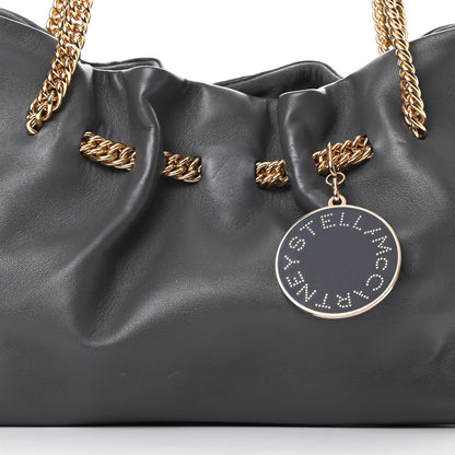 Stella McCartney Eco Alter Nappa Small Noma Soft Bucket Bag Grey 8 of 13