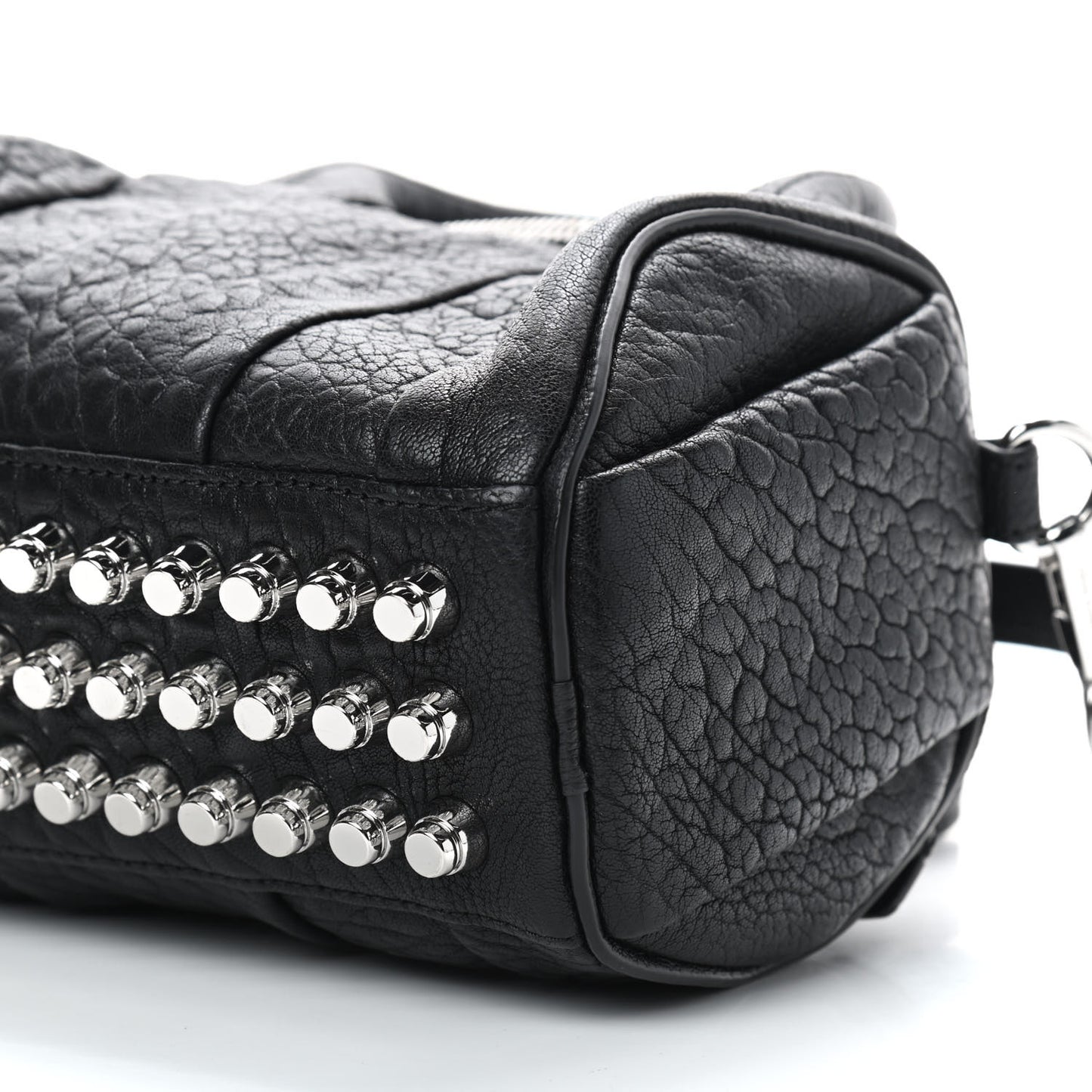 Pebbled Lambskin Mini Rockie Black Rhodium Hardware