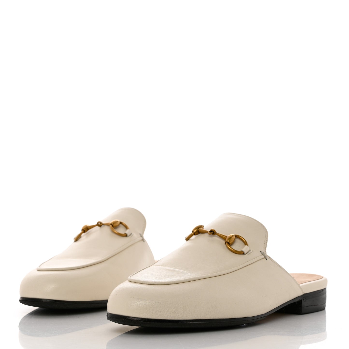 Malaga Kid Womens Princetown Slippers 37.5 Mystic White