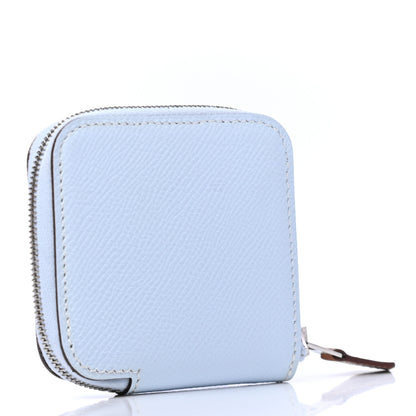 Hermes Epsom Silk'In Coin Purse Bleu Brume 2 of 6