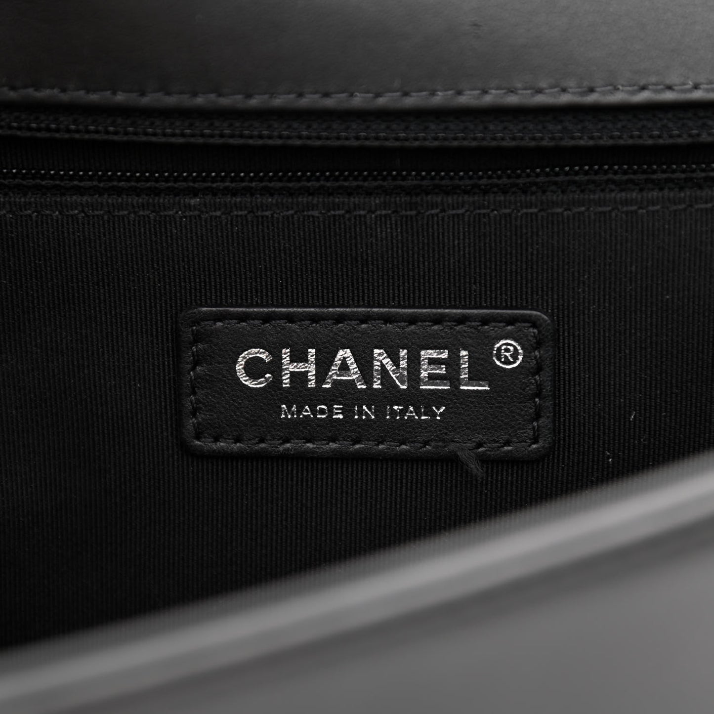 Calfskin Quilted New Medium Boy Flap Black
