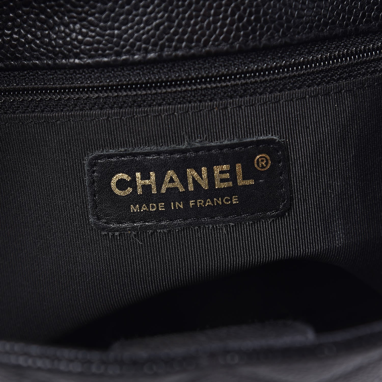 Chanel Caviar Quilted Petit Shopping Tote PST Black 6 of 12