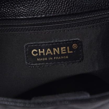 Chanel Caviar Quilted Petit Shopping Tote PST Black 6 of 12