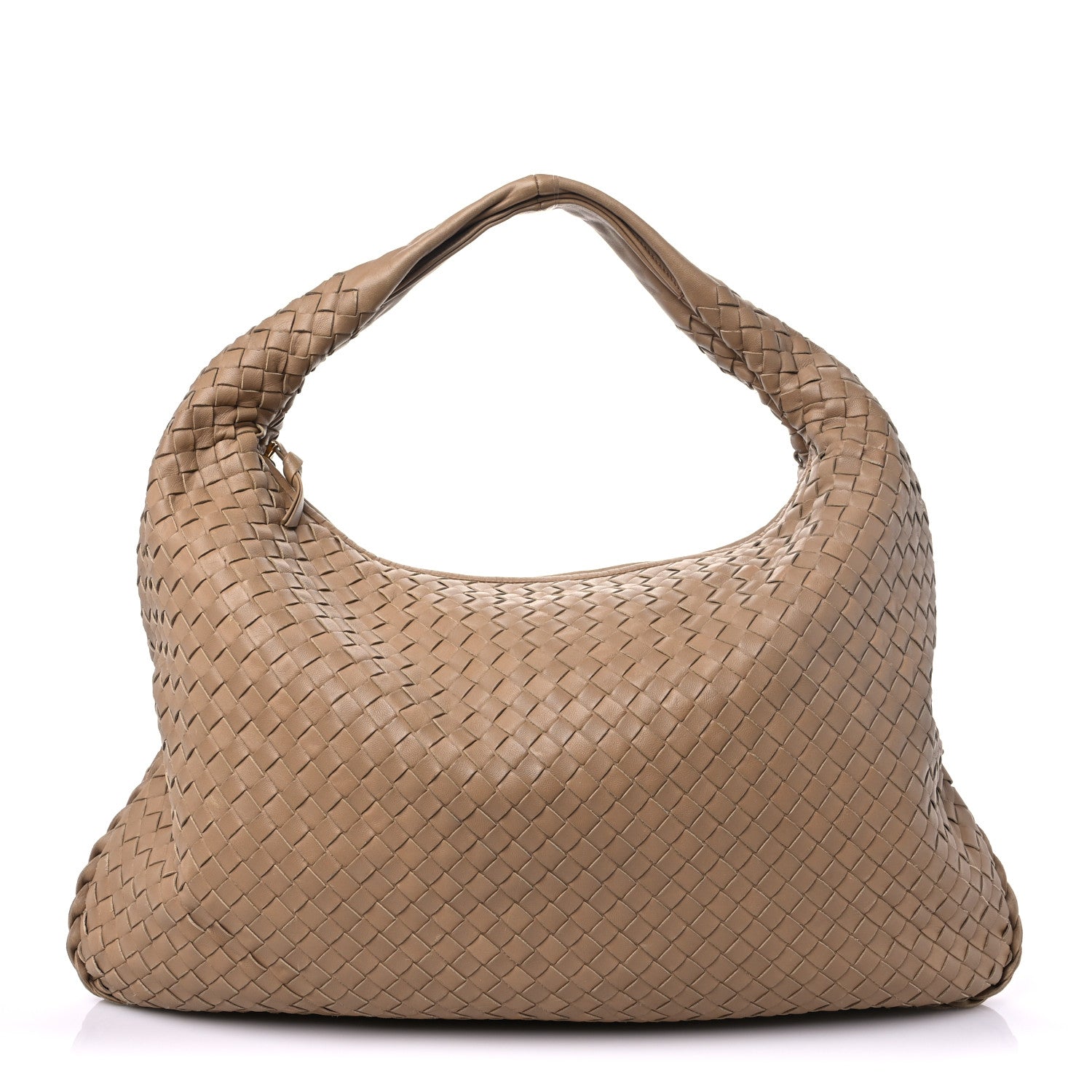 Bottega Veneta Nappa Intrecciato Large Veneta Hobo Camel 1 of 7
