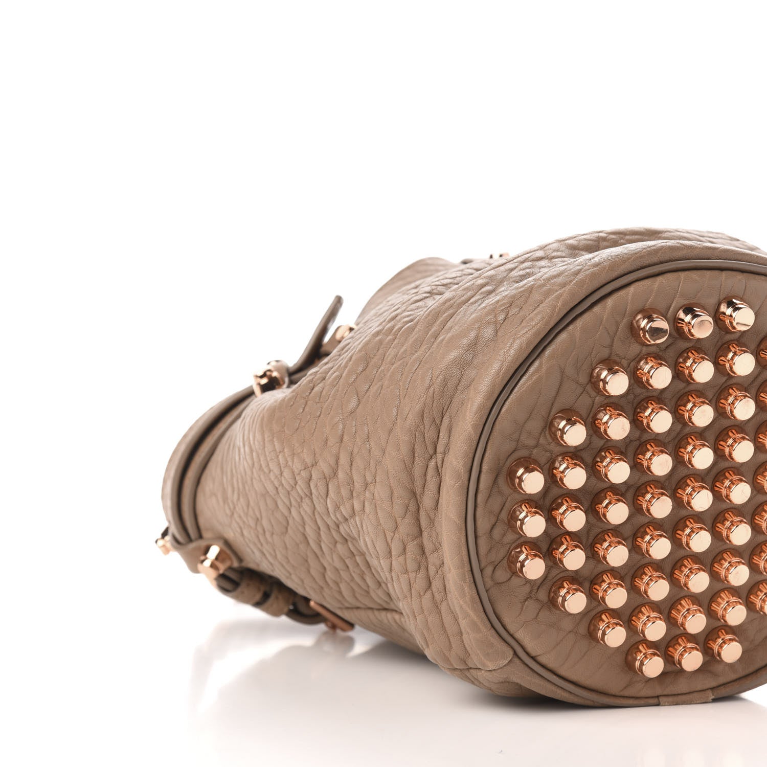 Alexander Wang Pebbled Lambskin Diego Bucket Bag Latte 8 of 12