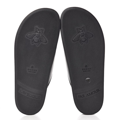 Gucci Malaga Kid Womens Horsebit River Slippers 36 Black 10 of 11