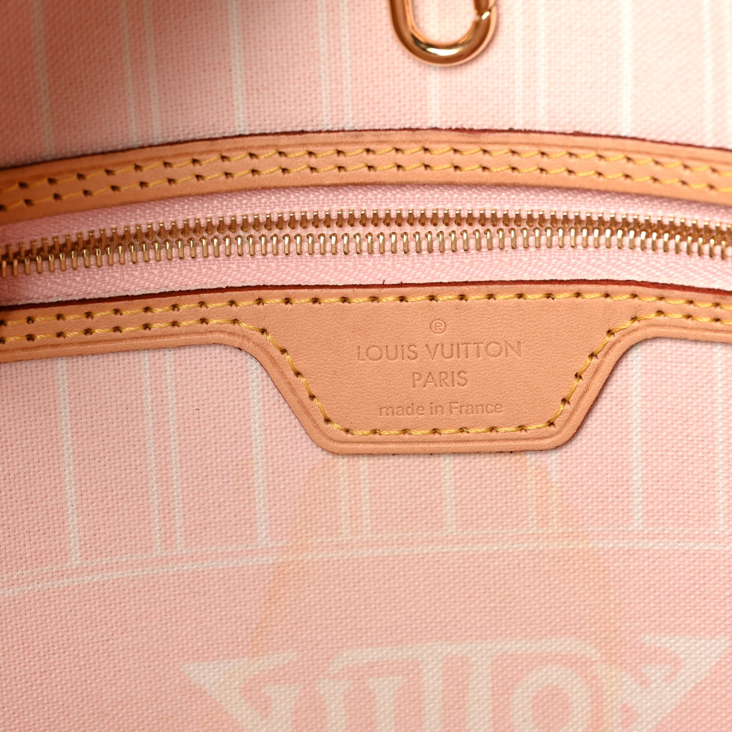 Monogram Giant By The Pool Neverfull MM Light Pink
