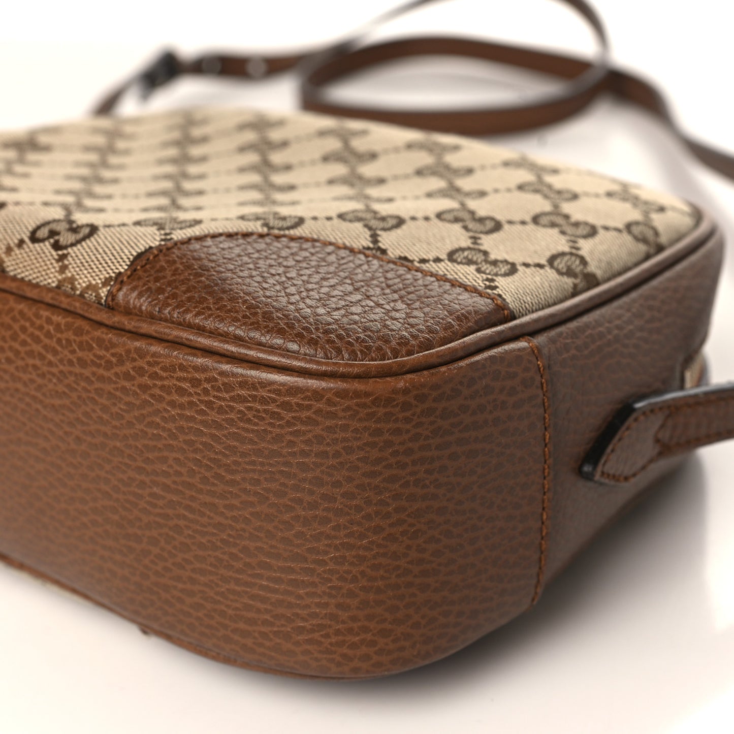 Monogram Mini Bree Messenger Bag Beige Tabacco