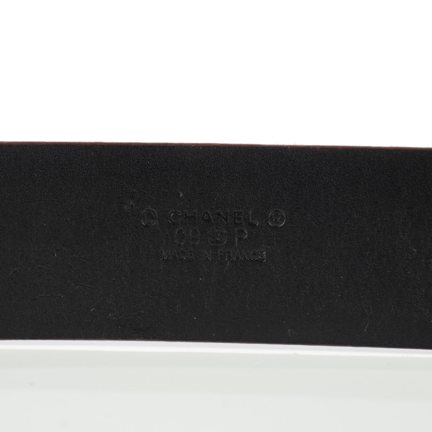 Chanel Suede Gripoix Crystal Belt 90 36 Burgundy 4 of 9