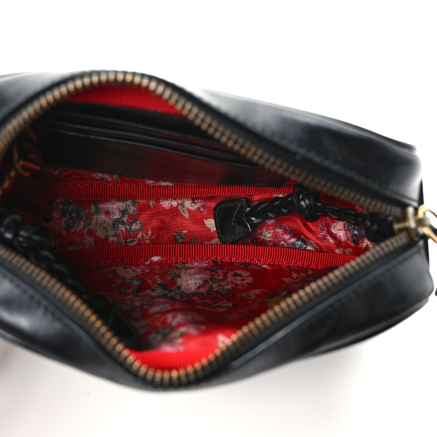Gucci Calfskin Trapuntata Web Mini GG Shoulder Bag Black 5 of 8