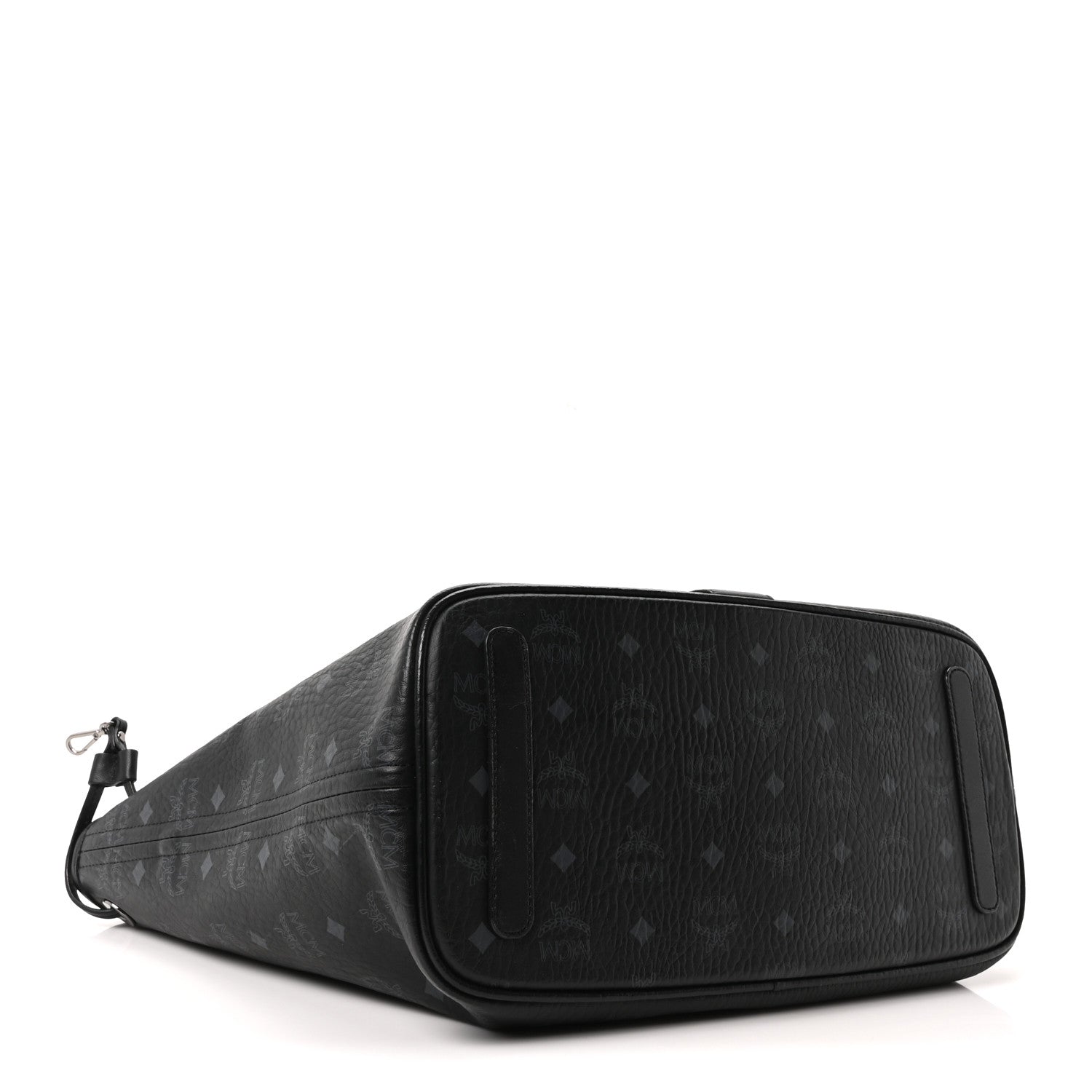 MCM Visetos Medium Liz Reversible Shopper Tote Black 5 of 10