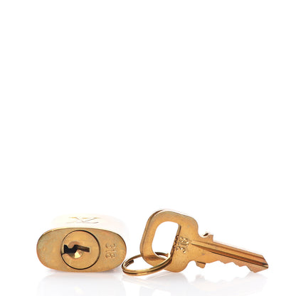 Louis Vuitton Brass Lock and Key Set #318 2 of 3