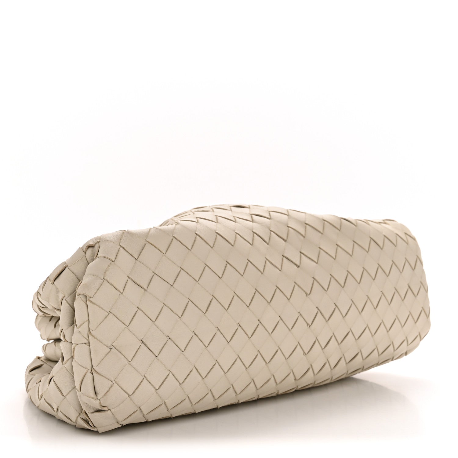 Bottega Veneta Nappa Maxi Intrecciato The Pouch Oversized Clutch Plaster 4 of 12