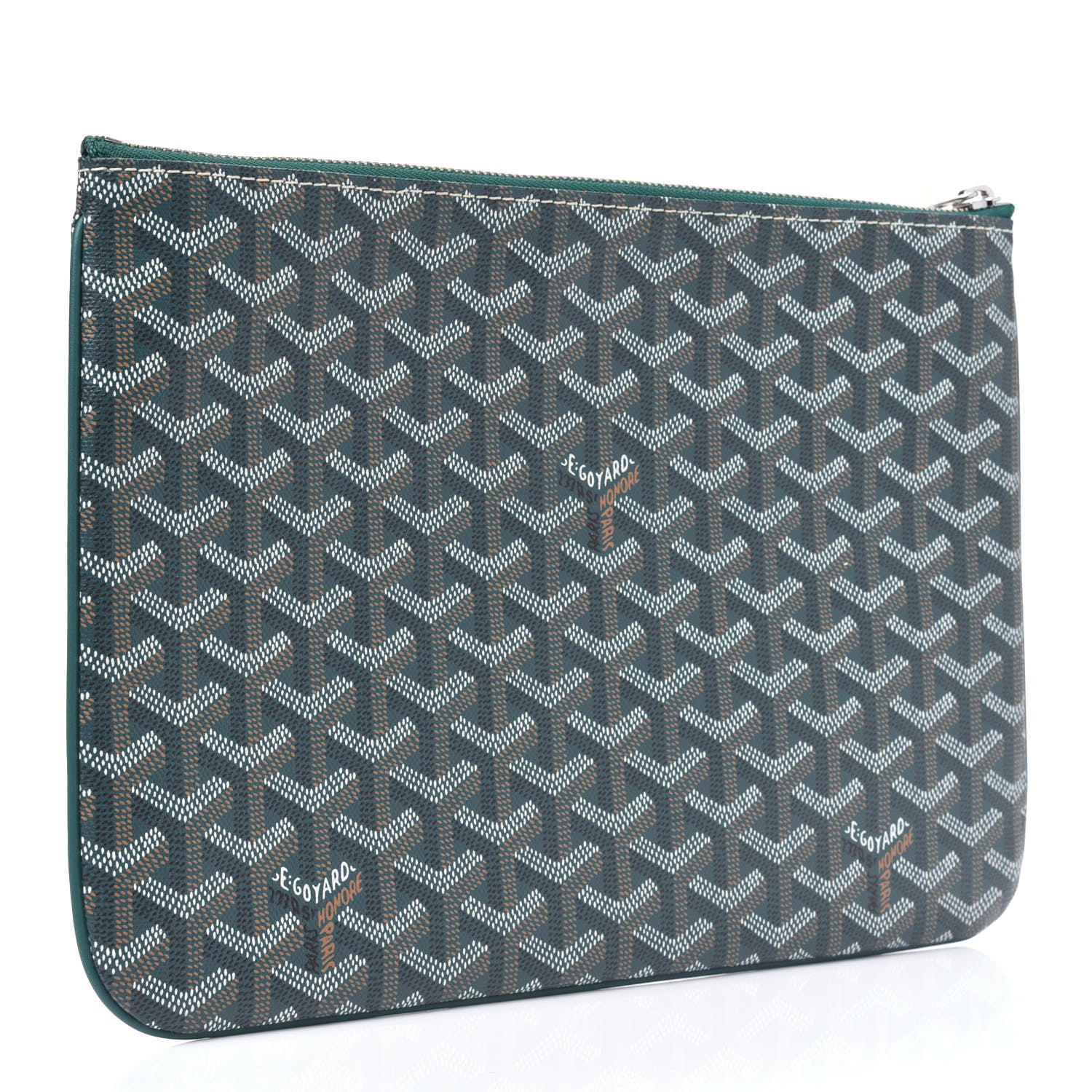 Goyard Goyardine Senat Pochette MM Green 3 of 8