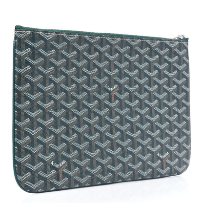 Goyard Goyardine Senat Pochette MM Green 3 of 8