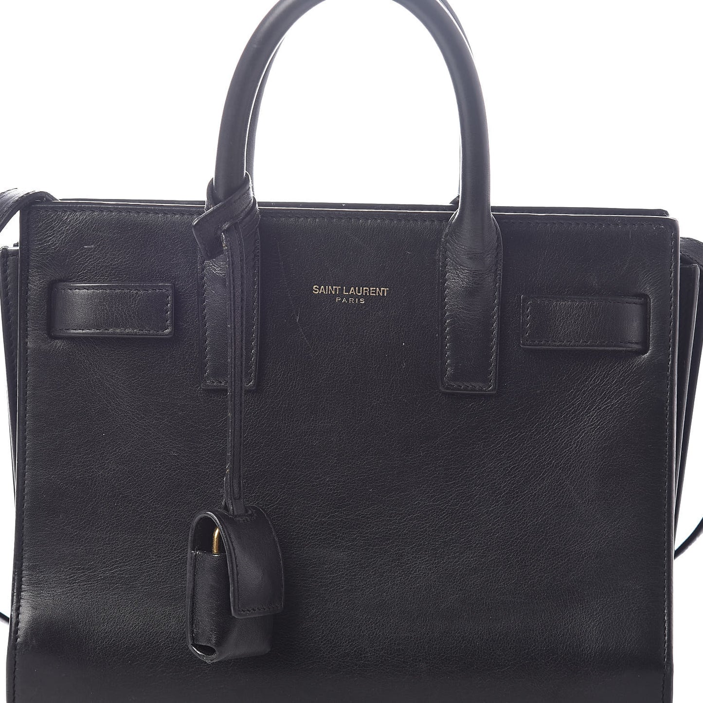Calfskin Nano Sac De Jour Black