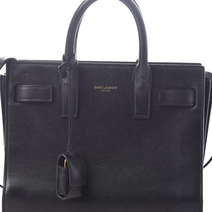 Saint Laurent Calfskin Nano Sac De Jour Black 9 of 11