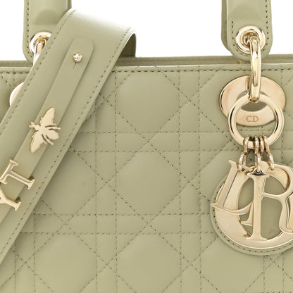 Christian Dior Lambskin Cannage Small My ABCDior Lady Dior Peyote Green 8 of 11