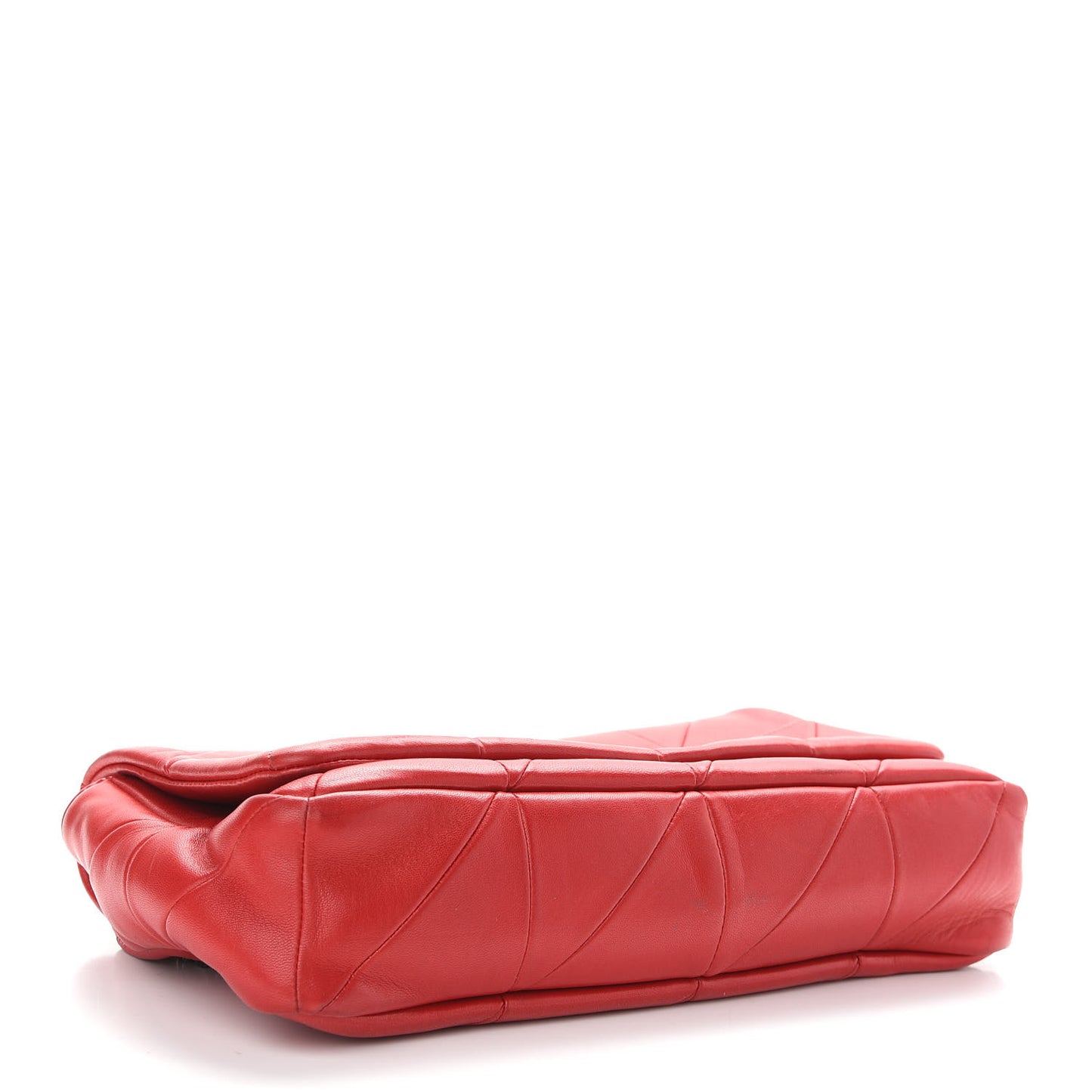 Lambskin Patchwork Monogram Medium Jamie Red