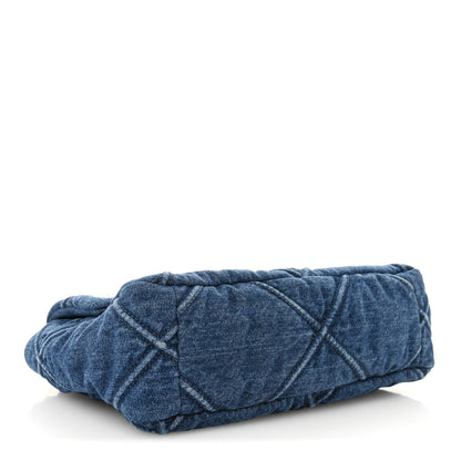 Chanel Denim Quilted Medium Chanel 19 Flap Blue 4 of 10