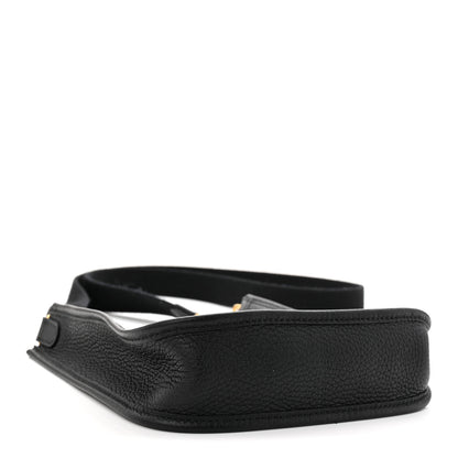 Hermes Taurillon Clemence Evelyne TPM Black 4 of 10