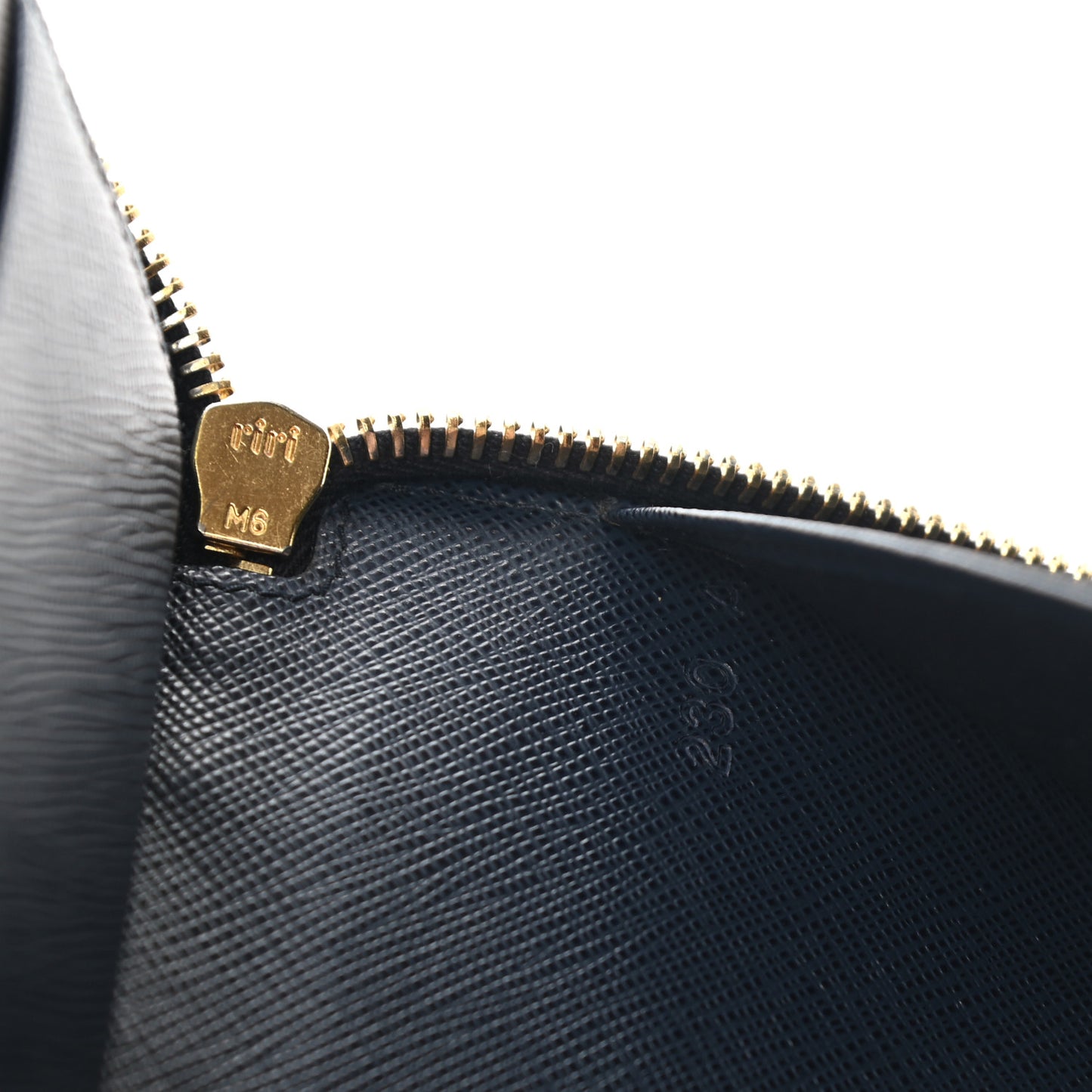 Saffiano Metal Large Zip Around Travel Wallet Baltico