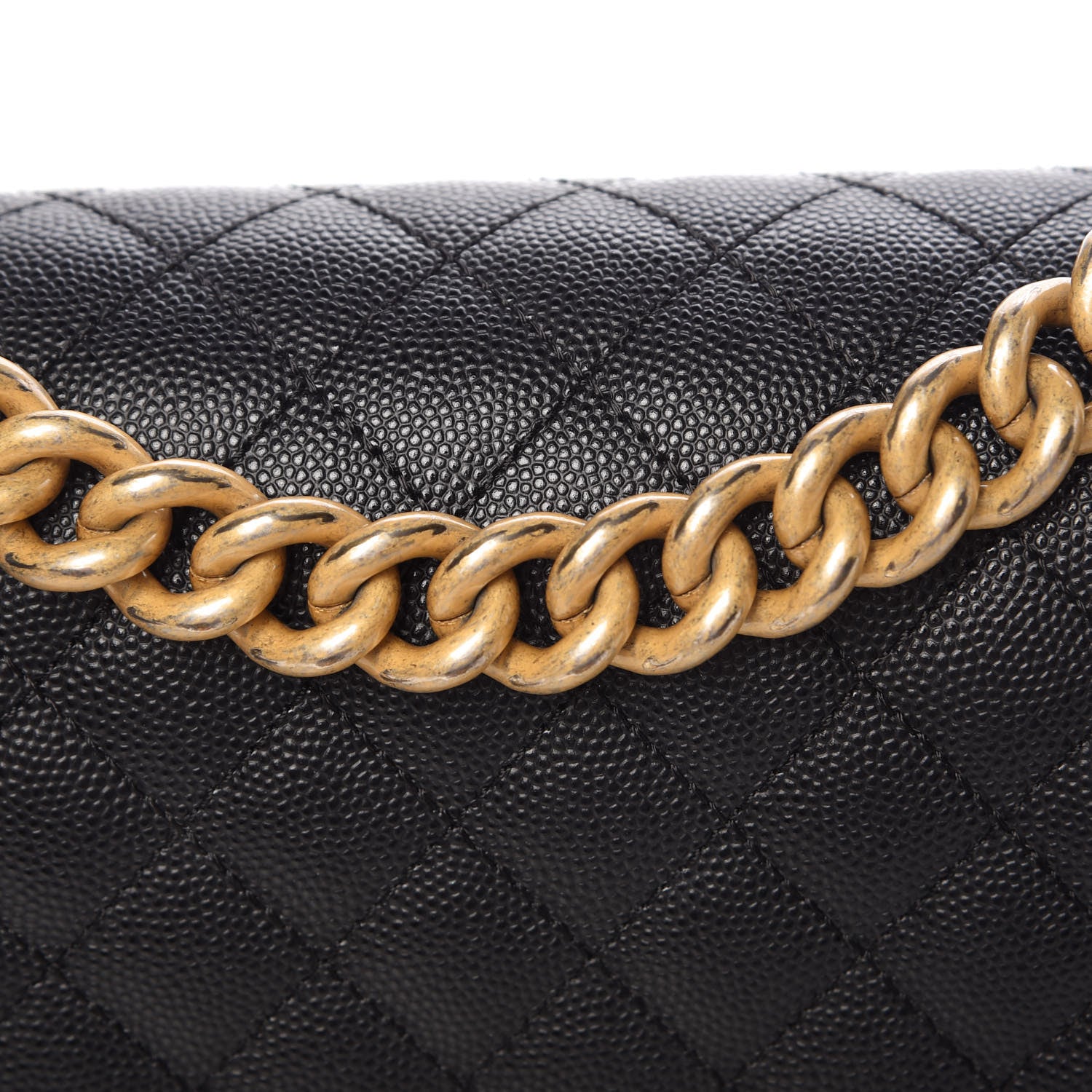 Chanel Caviar Quilted Medium Boy Flap Black 14 of 14
