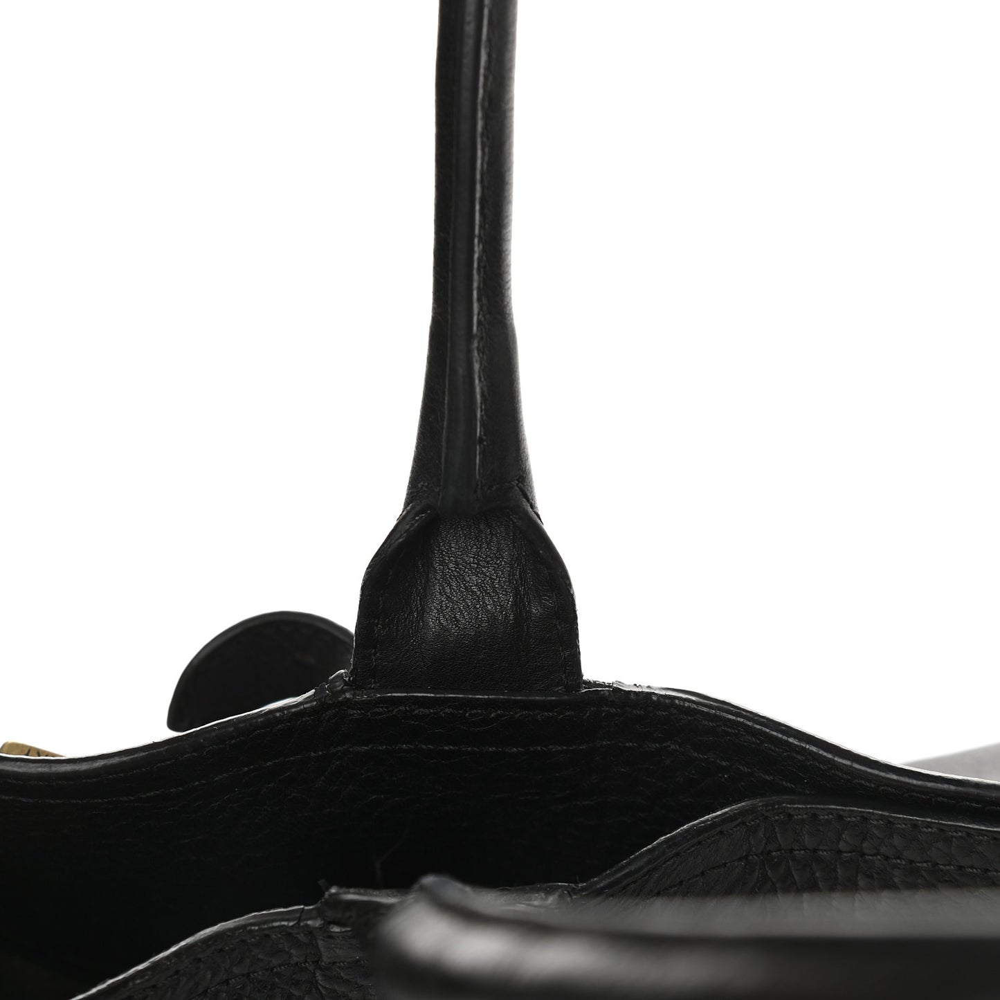 Natural Leather Bayswater Tote Black