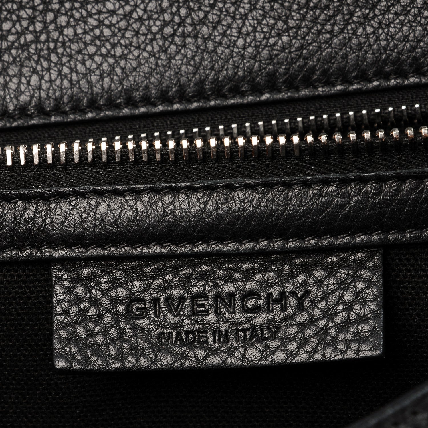 Givenchy Grained Calfskin Metal Stitch Medium Pandora Pure Flap Bag Black 6 of 7