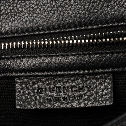 Givenchy Grained Calfskin Metal Stitch Medium Pandora Pure Flap Bag Black 6 of 7