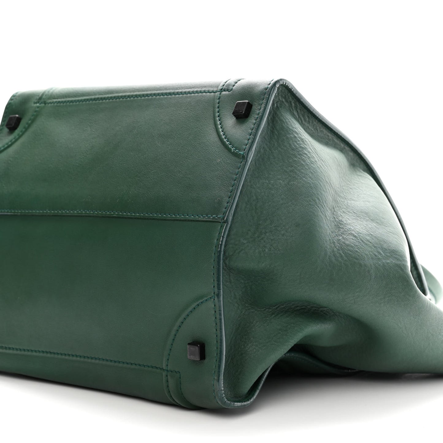 Supple Calfskin Medium Phantom Luggage Emerald