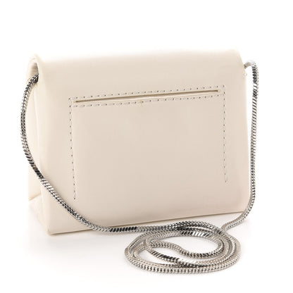 3.1 Phillip Lim 3.1 Calfskin Alix Soft Flap Clutch White 3 of 13