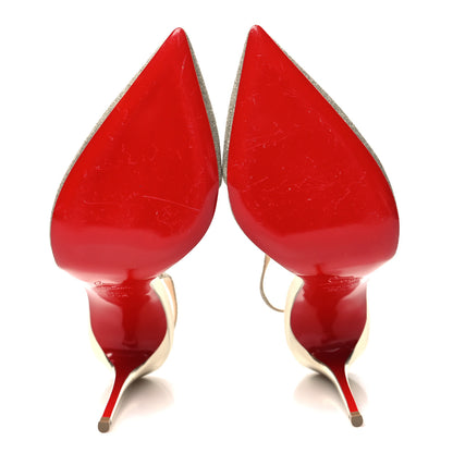 Christian Louboutin Mini Glitter PVC Specchio Optisexy 100 Pumps 39.5 5 of 7