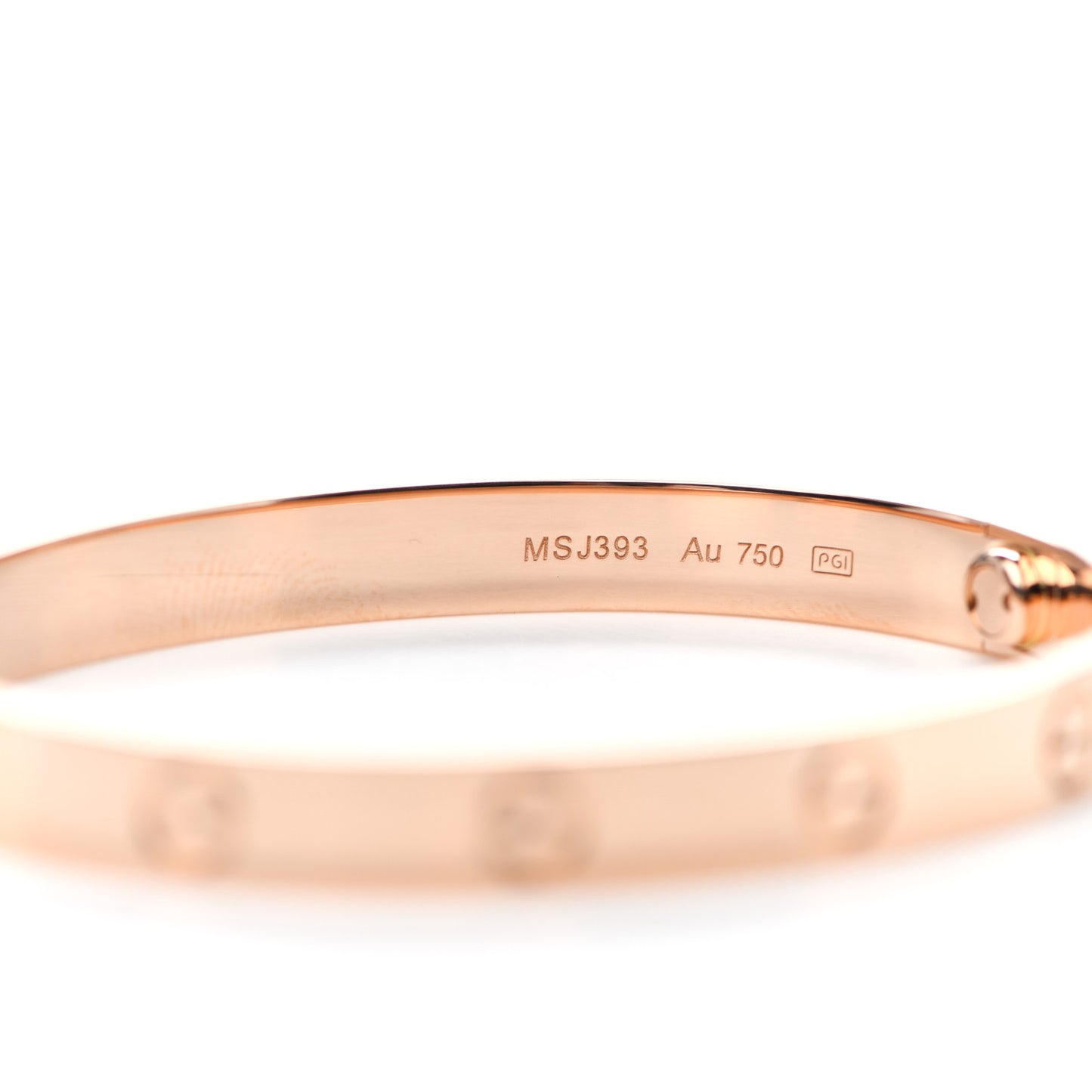 18K Pink Gold LOVE Bracelet 16